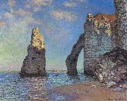 The Cliffs at Etretat, Claude Monet